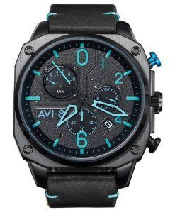 AVI-8 ホーカー ハンター クロノグラフ ブルー ダイヤモンド クォーツ AV-4052-05 メンズ腕時計