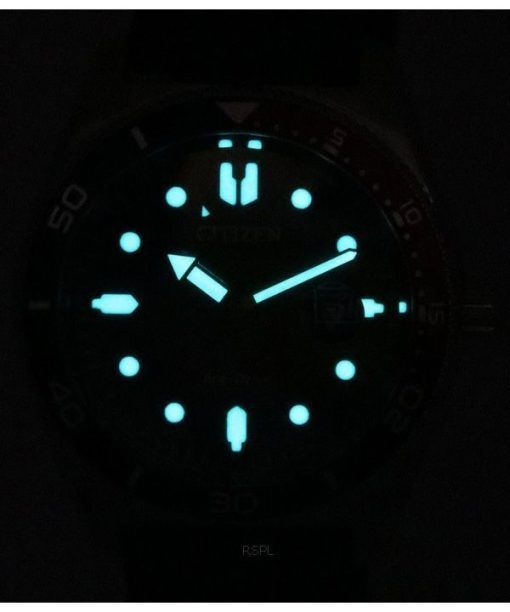 シチズン エコドライブ マリン ダイバー ブラック ダイヤル AW1769-10E 100M メンズ腕時計