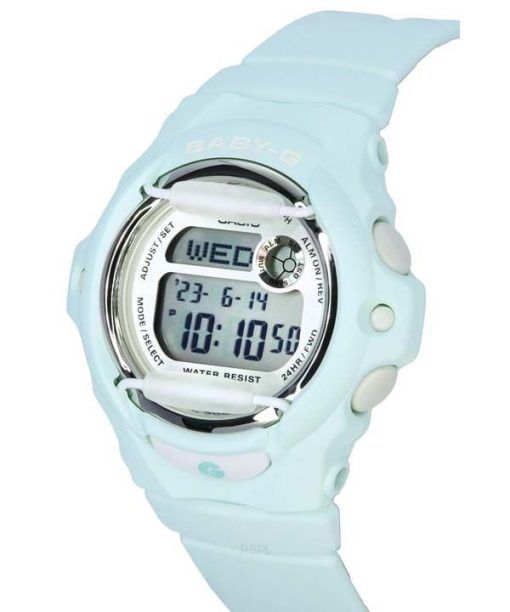 カシオ Baby-G デジタル パステル グリーン 樹脂ストラップ クォーツ BG-169U-3 200M レディース腕時計
