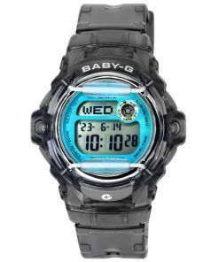 カシオ Baby-G デジタル グレー樹脂ストラップ クォーツ BG-169U-8B 200M レディース腕時計