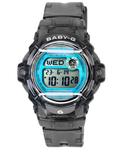 カシオ Baby-G デジタル グレー樹脂ストラップ クォーツ BG-169U-8B 200M レディース腕時計