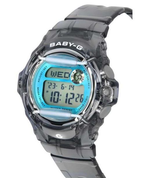 カシオ Baby-G デジタル グレー樹脂ストラップ クォーツ BG-169U-8B 200M レディース腕時計