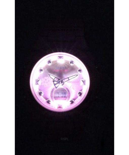 カシオ Baby-G アクアプラネット限定版アナログ デジタル マルチカラー ダイヤル クォーツ BGA-320AQ-4A 100M レディース腕時計