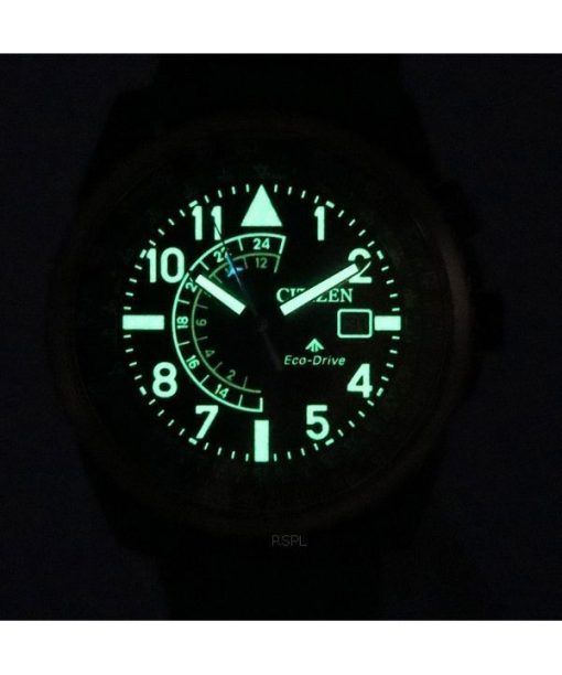 シチズン プロマスター スカイ ナイロン ストラップ ブラック ダイヤル エコ ドライブ ダイバーズ BJ7136-00E 200M メンズ腕時計