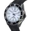 シチズン プロマスター マリン ラバー ストラップ ホワイト ダイヤル エコドライブ ダイバーズ BN0197-08A 200M メンズ腕時計