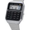 カシオ ヴィンテージ デジタル電卓 ステンレススチール クォーツ CA-500WE-1A メンズ腕時計