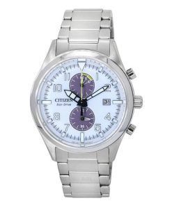 シチズン クラシック エコドライブ クロノグラフ ステンレススチール ホワイト ダイヤル CA7028-81A 100M メンズ腕時計