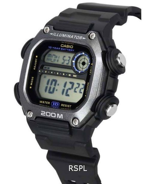 カシオ デジタル スポーツ樹脂ストラップ クォーツ DW-291HX-1A DW291HX-1 200 M メンズ腕時計 ja