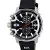 ディーゼル グリフ クロノグラフ ブラック ダイヤル クォーツ DZ4603 メンズ腕時計 ja