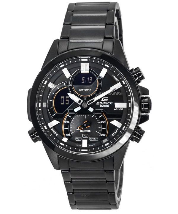 カシオ エディフィス スマートフォンリンク アナログ デジタル クロノグラフ クォーツ ECB-30DC-1A ECB30DC-1 100M メンズ腕時計