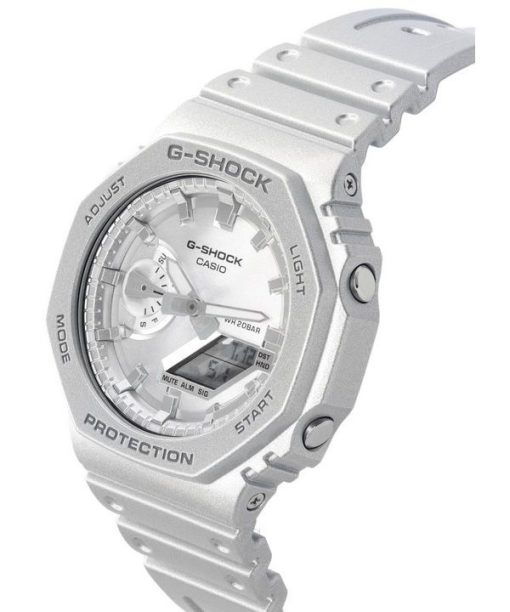 カシオ G ショック アナログ デジタル レトロフューチャー シリーズ メタリック シルバー クォーツ GA-2100FF-8A 200M メンズ腕時計