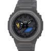 カシオ Gショック FUTUR コラボレーション アナデジ スケルトン グレー クォーツ GA-2100FT-8A 200M メンズ 腕時計