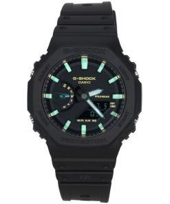 カシオ G ショック アナログ デジタル 樹脂ストラップ ブラック ダイヤル クォーツ GA-2100RC-1A 200M メンズ腕時計
