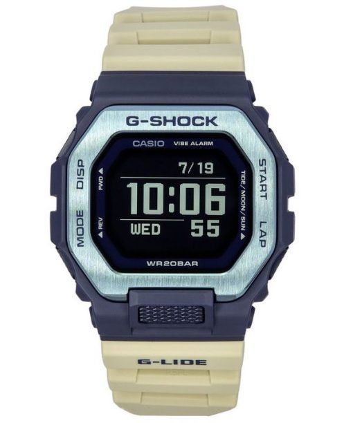 カシオ G ショック ムーブ G-ライド モバイル リンク デジタル ベージュ 樹脂ストラップ クォーツ GBX-100TT-2 200M メンズ腕時計
