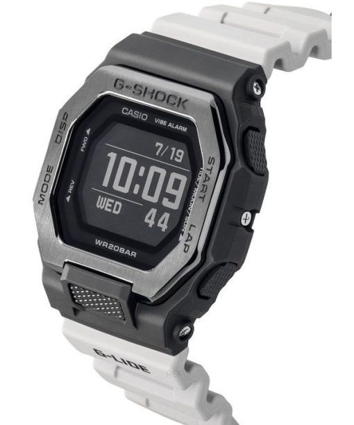 カシオ G-Shock Move G-Lide モバイル リンク デジタル グレー樹脂ストラップ クォーツ GBX-100TT-8 200M メンズ腕時計