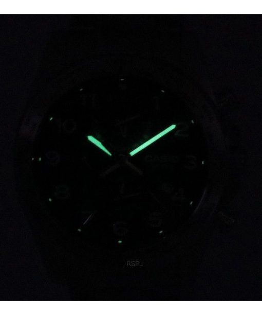 カシオ スタンダード アナログ ステンレススチール ブラック ダイヤル クォーツ MTP-W500D-1A MTPW500D-1 メンズ腕時計