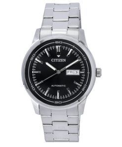 シチズン ステンレススチール ブラック ダイヤル 自動巻き NH8400-87E 100M メンズ腕時計