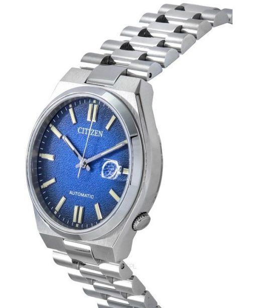 シチズン Tsuyosa ステンレススチール ブルー ダイヤル オートマチック NJ0151-88L メンズ腕時計