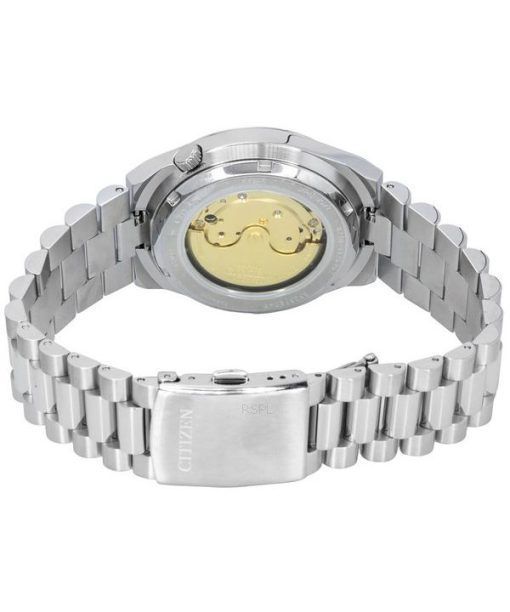 シチズン Tsuyosa ステンレススチール ターコイズ ダイヤル 自動巻き NJ0151-88X メンズ腕時計