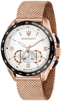 マセラティトラガードR8873612011クロノグラフタキメータークォーツメンズ腕時計