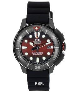 Orient M-Force Limited Edition Red Dial Automatic Diver&#39,s RA-AC0L09R00B 200M メンズ腕時計 ja