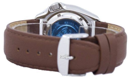 セイコー自動ダイバーズ 200 M 比茶色の革 SKX007K1 LS12 メンズ腕時計