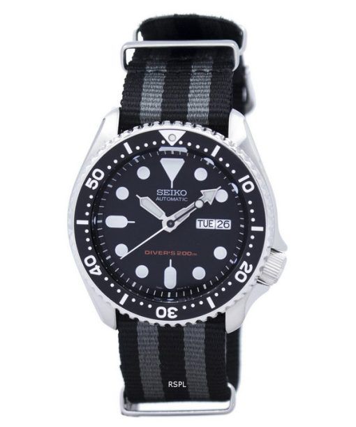 セイコー自動ダイバーズ 200 M NATO ストラップ SKX007K1 NATO1 メンズ腕時計