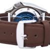 セイコー自動ダイバーズ比茶色の革 SKX009J1 LS12 200 M メンズ腕時計