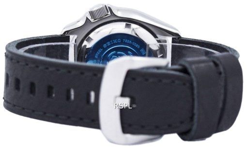 セイコー自動ダイバーズ比黒革 SKX009J1 LS8 200 M メンズ腕時計