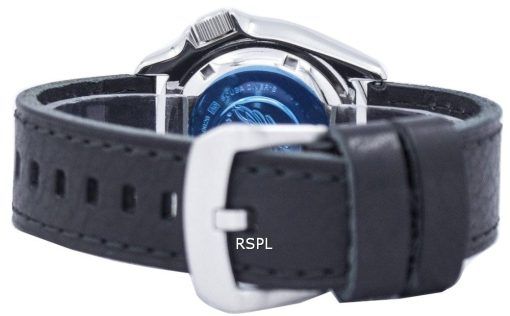 セイコー自動ダイバーズ 200 M 比黒革 SKX009K1 LS8 メンズ腕時計