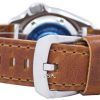 セイコー自動ダイバーズ 200 M 比茶色の革 SKX009K1 LS9 メンズ腕時計