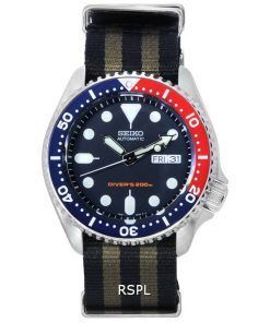 ã‚»ã‚¤ã‚³ãƒ¼ ãƒ–ãƒ«ãƒ¼ ãƒ€ã‚¤ãƒ¤ãƒ«è‡ªå‹•ãƒ€ã‚¤ãƒãƒ¼ã® SKX009K1-var-NATO21 200 M ãƒ¡ãƒ³ã‚ºè…•æ™‚è¨ˆ ja