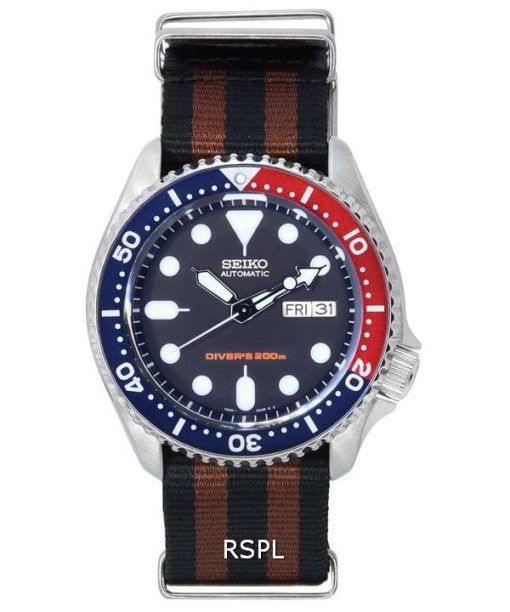 ã‚»ã‚¤ã‚³ãƒ¼ ãƒ–ãƒ«ãƒ¼ ãƒ€ã‚¤ãƒ¤ãƒ«è‡ªå‹•ãƒ€ã‚¤ãƒãƒ¼ã® SKX009K1-var-NATO22 200 M ãƒ¡ãƒ³ã‚ºè…•æ™‚è¨ˆ ja