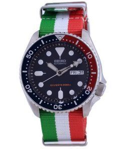 ã‚»ã‚¤ã‚³ãƒ¼ã‚ªãƒ¼ãƒˆãƒžãƒ†ã‚£ãƒƒã‚¯ãƒ€ã‚¤ãƒãƒ¼ã‚ºãƒãƒªã‚¨ã‚¹ãƒ†ãƒ«SKX009K1-var-NATO23200Mãƒ¡ãƒ³ã‚ºã‚¦ã‚©ãƒƒãƒ