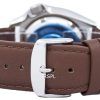セイコー自動ダイバーズ比茶色の革 SKX011J1 LS12 200 M メンズ腕時計