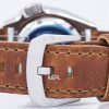 セイコー自動ダイバーズ比茶色の革 SKX011J1 LS9 200 M メンズ腕時計