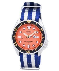 セイコー自動ダイバーズ 200 M NATO ストラップ SKX011J1 NATO2 メンズ腕時計