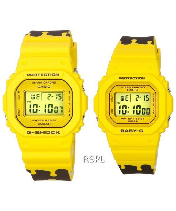 Casio G-Shock and Baby-G Digital Honey Inspired Limited Edition Quartz SLV-22B-9 SLV22B-9 カップルウォッチ