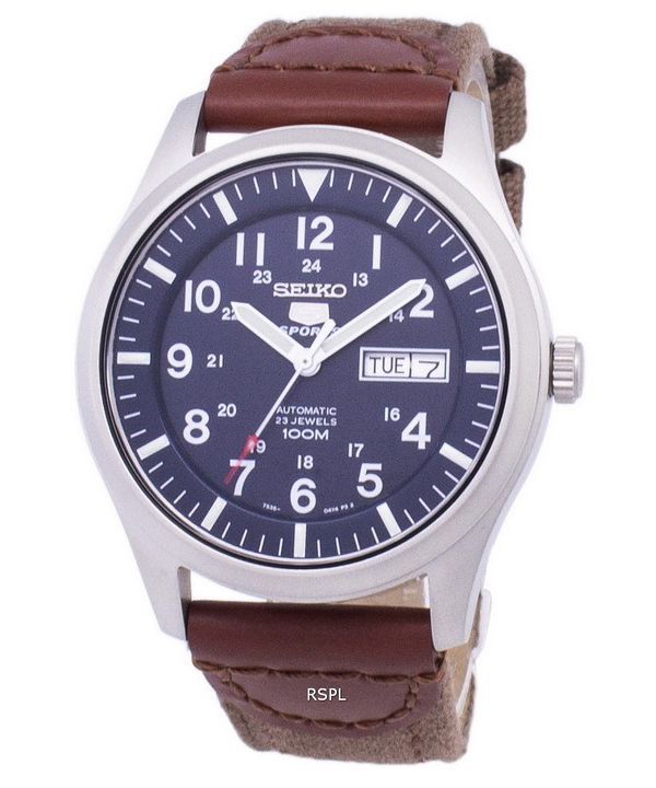 セイコー 5 スポーツ自動キャンバス ストラップ SNZG11K1 NS1 メンズ腕時計
