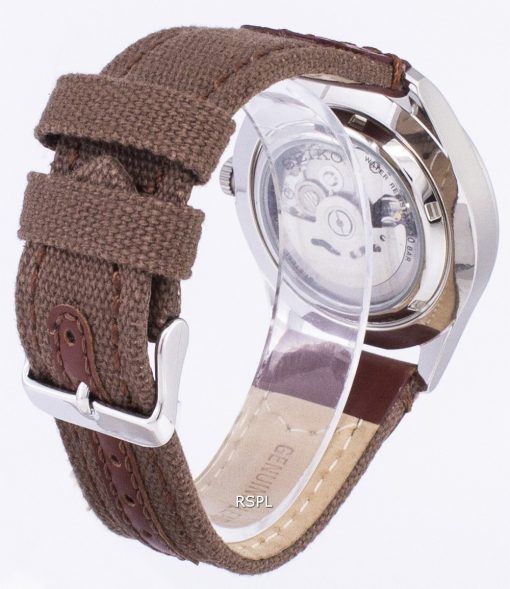 セイコー 5 スポーツ自動キャンバス ストラップ SNZG11K1 NS1 メンズ腕時計