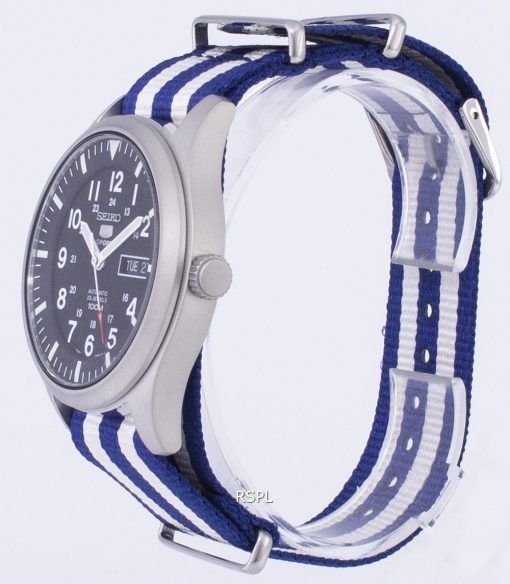 セイコー 5 スポーツ自動 Nato ストラップ SNZG15K1 NATO2 メンズ腕時計