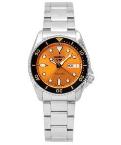 ã‚»ã‚¤ã‚³ãƒ¼ 5 ã‚¹ãƒãƒ¼ãƒ„ SKX ã‚¹ã‚¿ã‚¤ãƒ« ãƒŸãƒ‡ã‚£ ã‚ªãƒ¬ãƒ³ã‚¸ ãƒ€ã‚¤ãƒ¤ãƒ« è‡ªå‹• SRPK35K1 100M ãƒ¡ãƒ³ã‚ºè…•æ™‚è¨ˆ