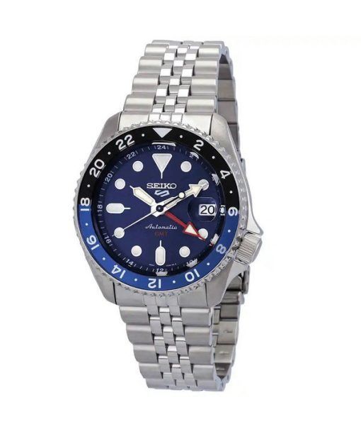 セイコー 5 スポーツ ブルーベリー GMT SKX 再解釈自動 SSK003 SSK003K1 SSK003K 100 M メンズ腕時計 ja - 画像 (2)