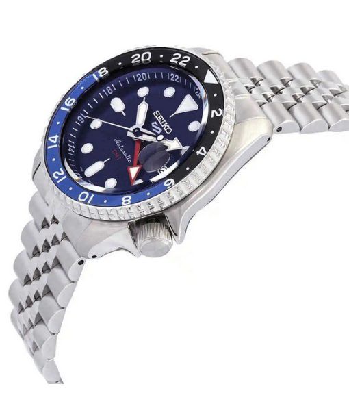 セイコー 5 スポーツ ブルーベリー GMT SKX 再解釈自動 SSK003 SSK003K1 SSK003K 100 M メンズ腕時計 ja - 画像 (3)