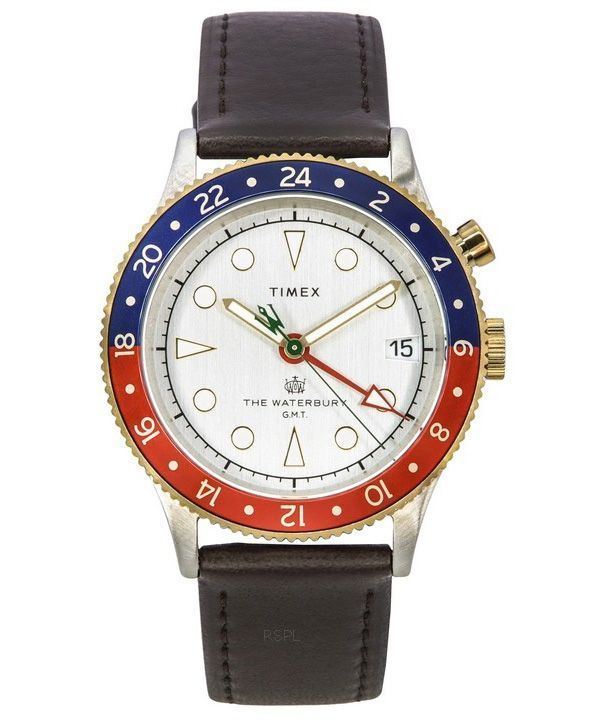 タイメックス ウォーターベリー トラディショナル GMT レザー