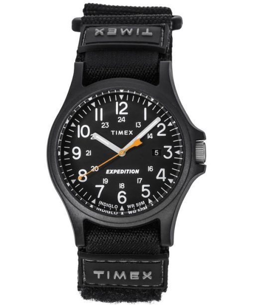 タイメックス エクスペディション アカディア ナイロン ストラップ ブラック ダイヤル クォーツ TW4B23800 メンズ腕時計