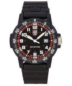 ルミノックス SEA タートル ジャイアント プラスチック ストラップ ブラック ダイヤル クォーツ XS.0335 100M メンズ腕時計