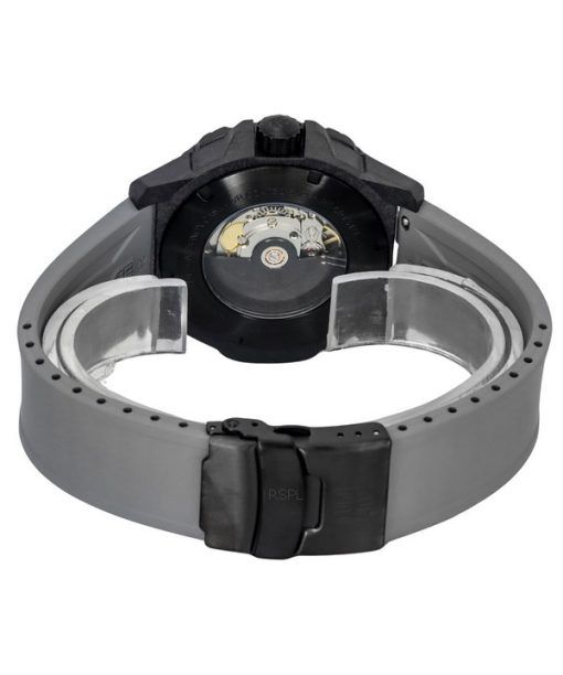 ルミノックス マスター カーボン シール グレー ラバー ストラップ ブラック ダイヤル スイス自動ダイバー XS.3862 200M メンズ腕時計