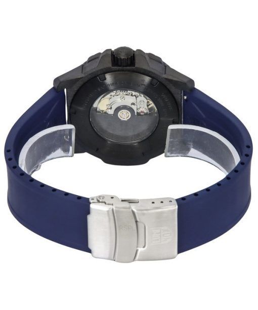 ルミノックス マスター カーボン シール ラバー ストラップ ブルー ダイヤル 自動ダイバー XS.3863 200M メンズ腕時計