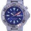 レシオ フリーダイバー ブルー ダイヤル ステンレススチール クォーツ 1050MD93-12V-BLU 1000M メンズ腕時計